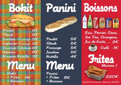 Dépliant face intérieur