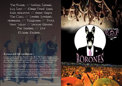 Face extèrieur du flyer des Borones